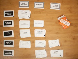 The Knowdell Card sort can help clarify skills and interests